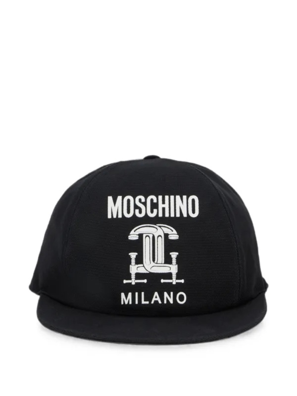 Moschino Black and White Logo Cap 🧢 NWT